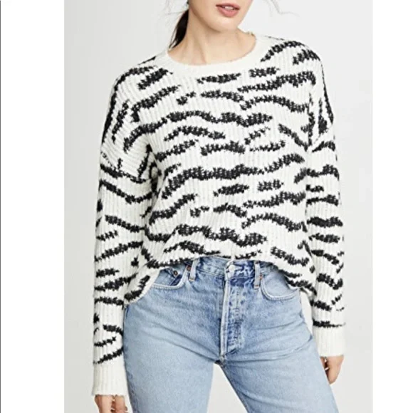 New Line the Label Knit Sweater in Equine Sz S - Picture 4 of 12